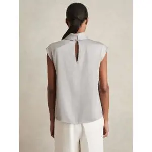 REISS DANIA High Neck Shell Top